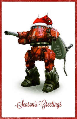 Urbanmech-santa
